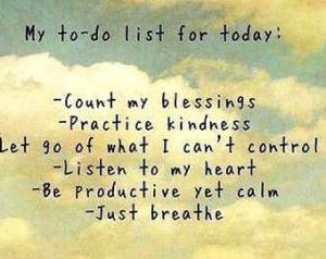to-do list for today