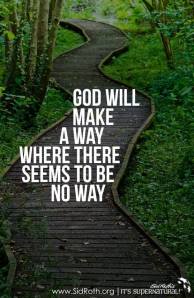 God making a way