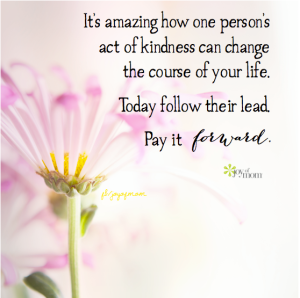 KIND one persons act of kindness